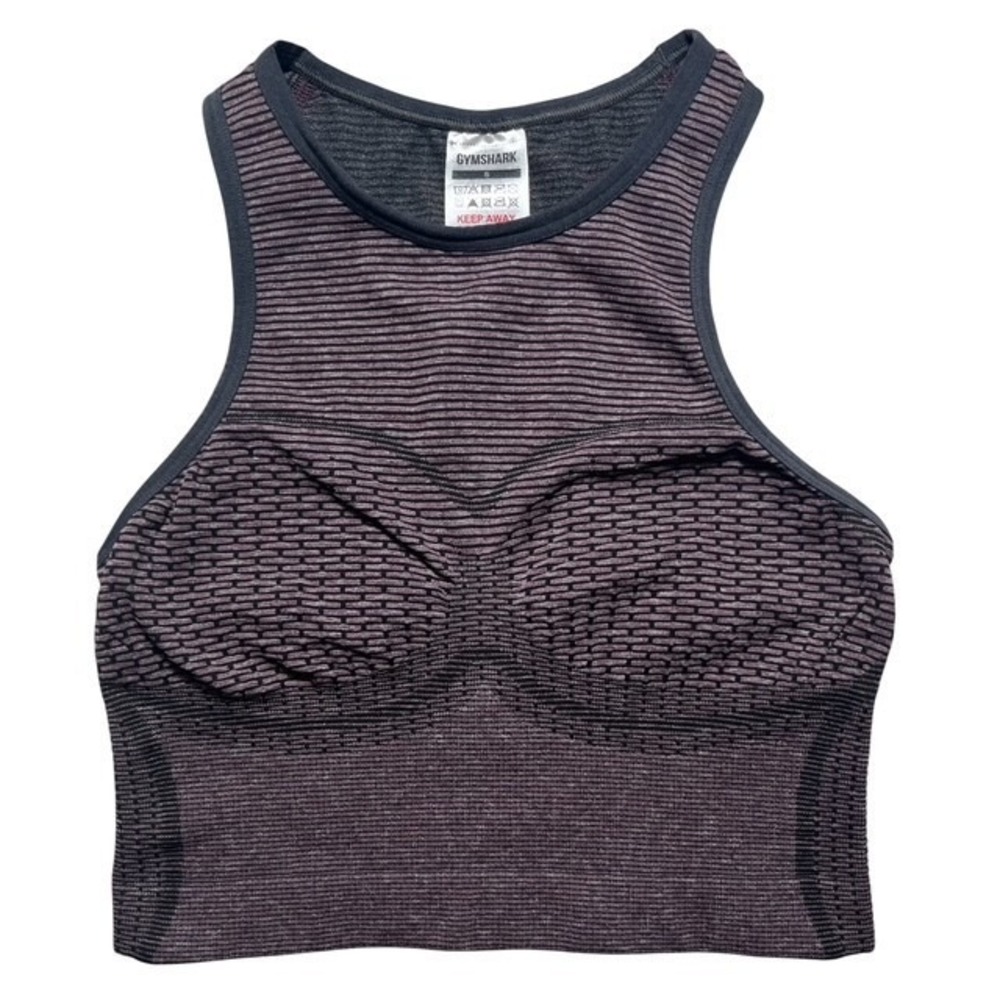 Gymshark Womens Sz S Racerback Sports Bra Everyday Seamless Crop Tank Top-1629